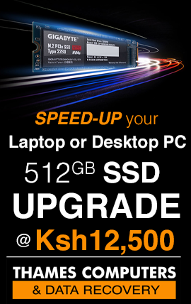 512GB SSD Computer and Laptop Upgrade Thames Computers Nairobi