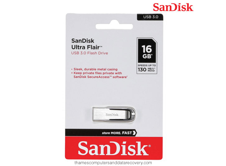 SanDisk 16GB Ultra Flair 3.0 Flash Drive SDCZ73-016G-G46