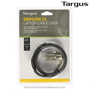 Targus DEFCON CL Combination Cable Lock T Lock Resettable PA410E