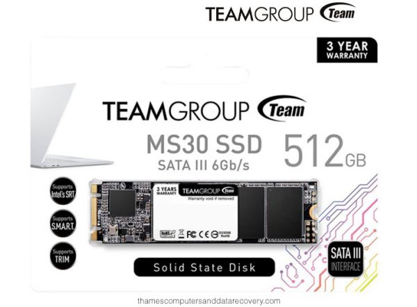 Teamgroup 512GB MS30 M.2 SSD SATA 3 6GB/s TM8PS7512G0C101